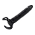 Чёрная насадка-фаллос для двойного проникновения INFLATABLE DILDO SLIM DONG  - 13,5 см. - Toyz4lovers - в Находке купить с доставкой