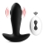 Черный массажер простаты с вибрацией, эффектом маятника и пультом ДУ - Secwell - в Находке купить с доставкой