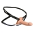 Телесный полый страпон 2  Erection 28X Smooth Vibrating Silicone Penis Sheath - 16 см. - XR Brands - купить с доставкой в Находке