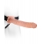 Фаллопротез телесного цвета Hollow Strap-On - 29 см. - Pipedream - купить с доставкой в Находке
