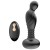 Черный массажер простаты с вибрацей и возвратно-поступательными движениями - Boys of Toys - в Находке купить с доставкой