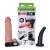 Страпон с 2 насадками и вибрацией UniStrap - 19 и 12 см. - LOVETOY (А-Полимер) - купить с доставкой в Находке