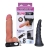 Страпон с 2 насадками и вибрацией UniStrap - 20 и 18 см. - LOVETOY (А-Полимер) - купить с доставкой в Находке