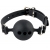 Силиконовый кляп-шар с отверстиями для дыхания Silicone Breathable Ball Gag Small - Pipedream - купить с доставкой в Находке