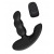 Черный силиконовый стимулятор простаты Levett Nitoc с пультом ДУ - Levett - в Находке купить с доставкой