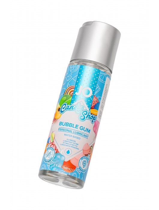 Смазка на водной основе Candy Shop Bubblegum с ароматом жвачки - 60 мл. - System JO - купить с доставкой в Находке