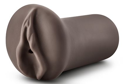 Коричневый мастубратор-вагина Nicole s Kitty - Blush Novelties - в Находке купить с доставкой