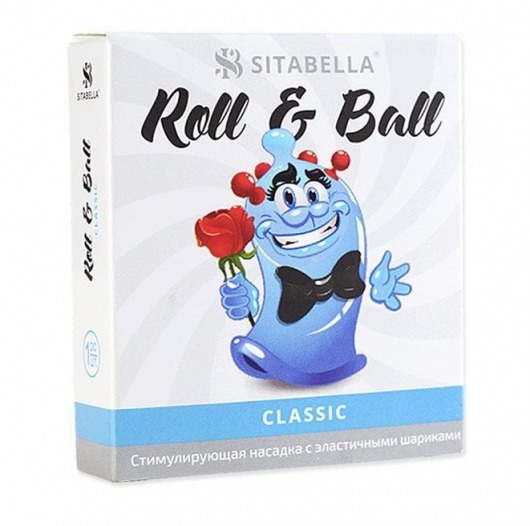 стимулирующий презерватив-насадка Roll   Ball Classic - Sitabella - купить с доставкой в Находке