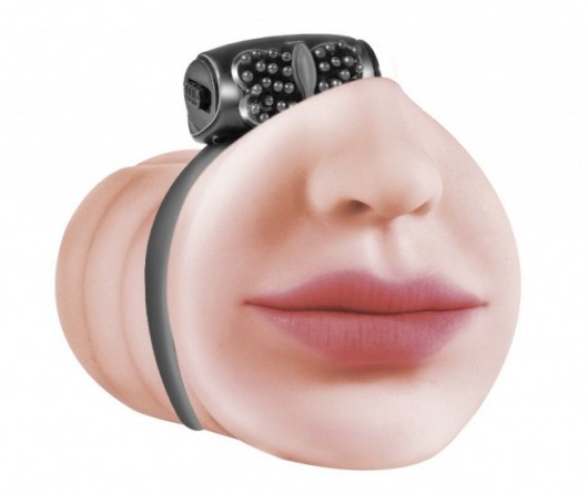 Мастурбатор-ротик с виброкольцом Satisfaction Beloved - Lola Games - в Находке купить с доставкой