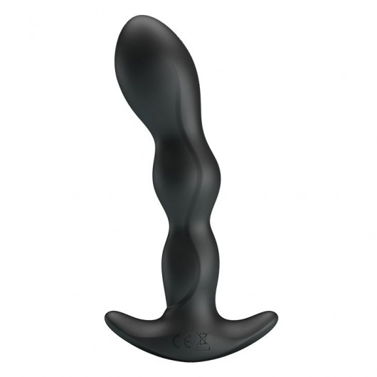 Черный анальный стимулятор простаты с вибрацией Special Anal Massager - 14,5 см. - Baile - в Находке купить с доставкой
