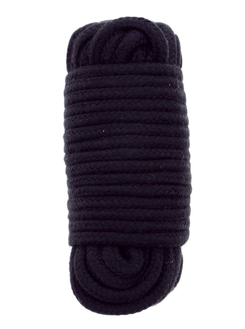 Черная веревка для связывания BONDX LOVE ROPE - 10 м. - Dream Toys - купить с доставкой в Находке