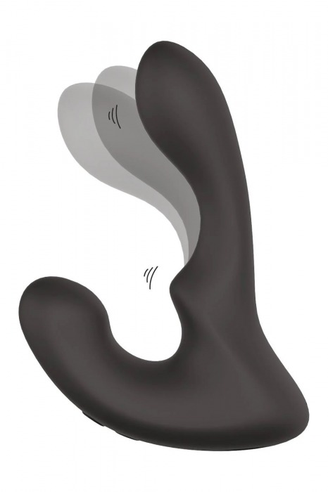 Чёрный массажер простаты с 2 моторами BOOTY ROCKER - Dream Toys - в Находке купить с доставкой