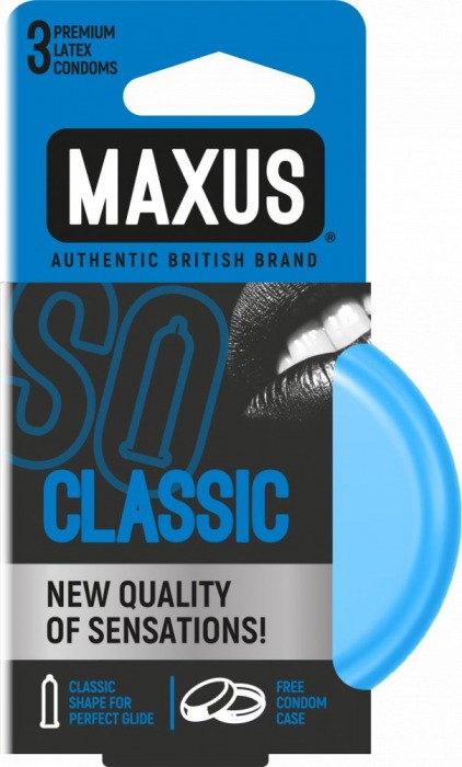 Классические презервативы в железном кейсе MAXUS Classic - 3 шт. - Maxus - купить с доставкой в Находке
