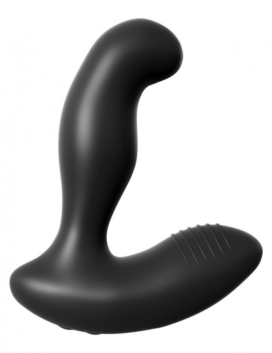 Черный массажер простаты Electro Stim Prostate Vibe с электростимуляцией - 13,3 см. - Pipedream - купить с доставкой в Находке
