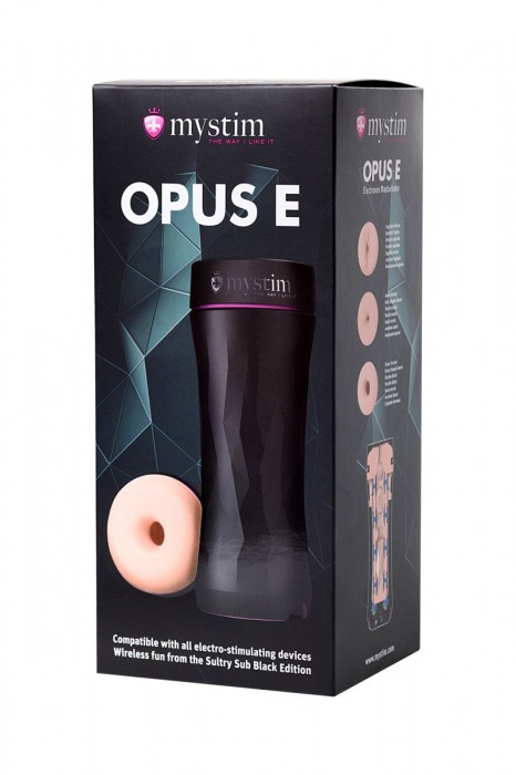Мастурбатор-анус Opus E Donut с возможностью подключения электростимуляции - MyStim - купить с доставкой в Находке