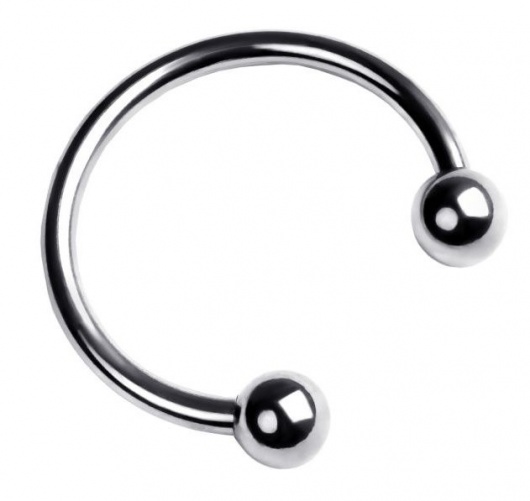 Серебристая подкова на головку пениса - ToyFa - купить с доставкой в Находке