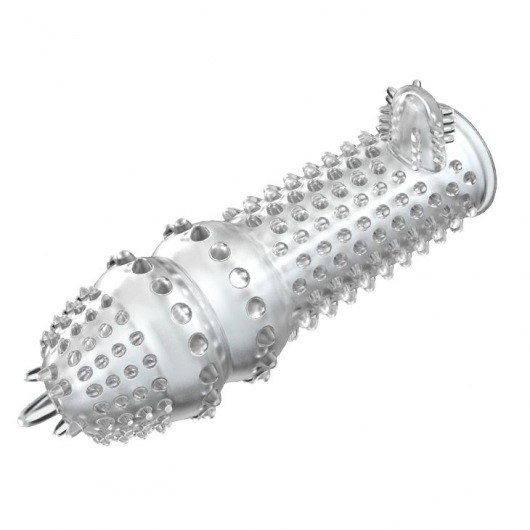 Закрытая прозрачная насадка Crystal sleeve - 14,2 см. - Erowoman-Eroman - в Находке купить с доставкой