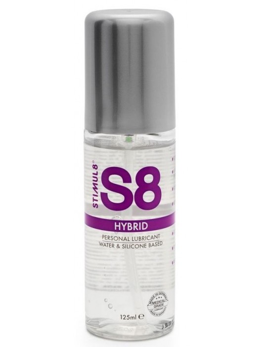 Интимная смазка на водно-силиконовой основе S8 Hybrid - 125 мл. - Stimul8 - купить с доставкой в Находке