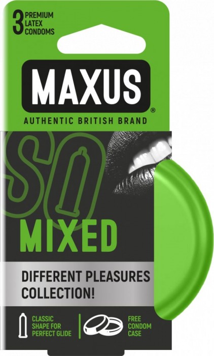 Презервативы в железном кейсе MAXUS Mixed - 3 шт. - Maxus - купить с доставкой в Находке