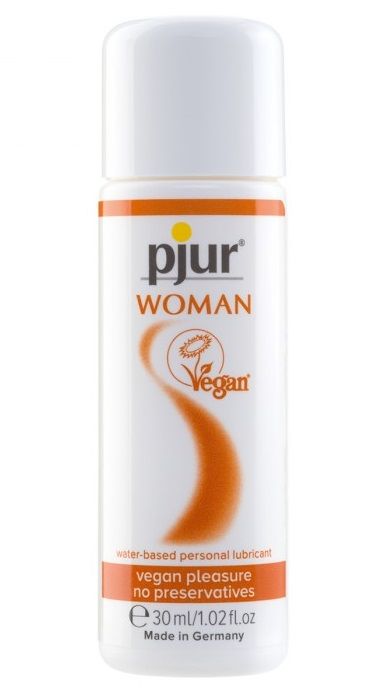 Лубрикант pjur WOMAN Vegan на водной основе - 30 мл. - Pjur - купить с доставкой в Находке