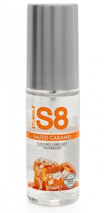 Лубрикант S8 Flavored Lube со вкусом солёной карамели - 50 мл. - Stimul8 - купить с доставкой в Находке