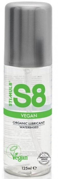 Веганский лубрикант на водной основе S8 Vegan Lube - 125 мл. - Stimul8 - купить с доставкой в Находке