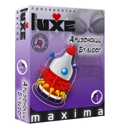 Презерватив LUXE Maxima  Аризонский Бульдог  - 1 шт. - Luxe - купить с доставкой в Находке