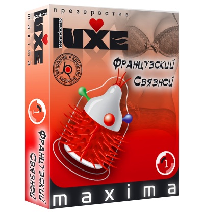 Презерватив LUXE Maxima  Французский связной  - 1 шт. - Luxe - купить с доставкой в Находке