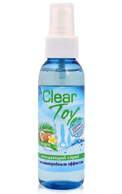 Очищающий спрей для игрушек CLEAR TOY Tropic - 100 мл. - Биоритм - купить с доставкой в Находке