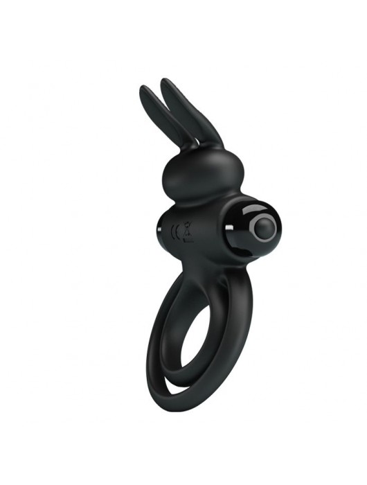 Черное эрекционное кольцо с вибростимуляцией клитора Vibrant Penis Ring III - Baile - в Находке купить с доставкой