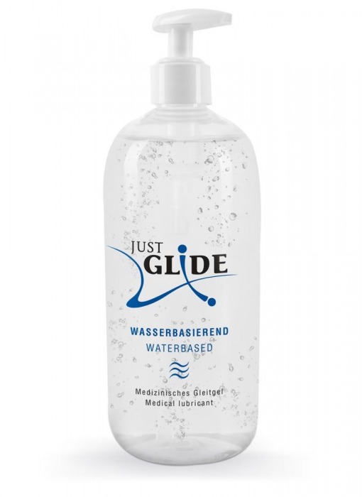 Гель-смазка на водной основе Just Glide с дозатором - 500 мл. - Orion - купить с доставкой в Находке