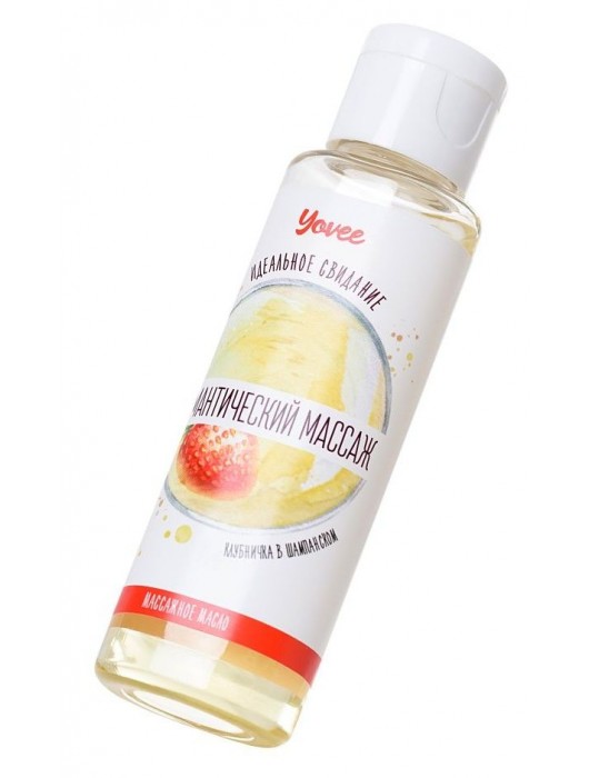 Масло для массажа «Романтический массаж» с ароматом клубники и шампанского - 50 мл. - ToyFa - купить с доставкой в Находке
