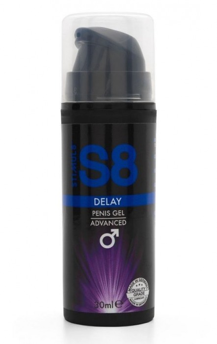 Пролонгирующий гель для мужчин S8 Delay Gel - 30 мл. - Stimul8 - купить с доставкой в Находке