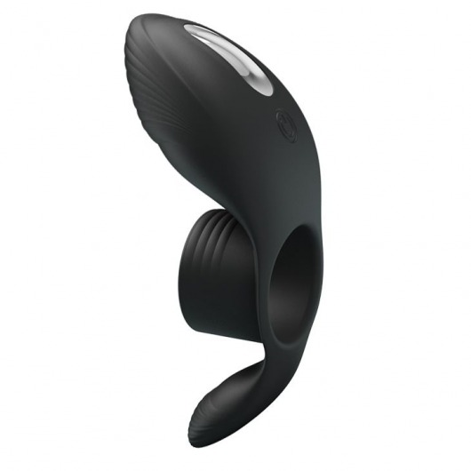 Черное кольцо на пенис с вибрацией Vibration Penis Sleeve - Baile - в Находке купить с доставкой