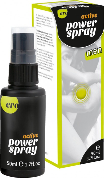 Стимулирующий спрей для мужчин Active Power Spray - 50 мл. - Ero - купить с доставкой в Находке