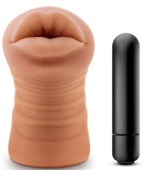 Кофейный мастурбатор-ротик Isabella - Blush Novelties - в Находке купить с доставкой