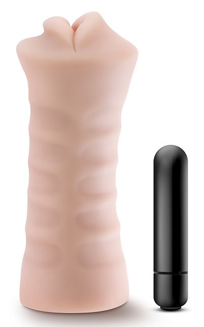 Телесный мастурбатор-ротик Angie - Blush Novelties - в Находке купить с доставкой