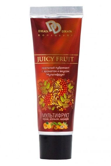 Интимный съедобный лубрикант JUICY FRUIT с ароматом фруктов - 30 мл. - БиоМед - купить с доставкой в Находке