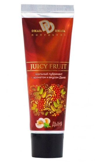 Интимный съедобный лубрикант JUICY FRUIT с ароматом дыни - 30 мл. - БиоМед - купить с доставкой в Находке