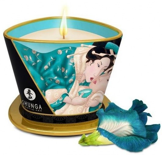 Массажная свеча Island Blossoms - 170 мл. - Shunga - купить с доставкой в Находке