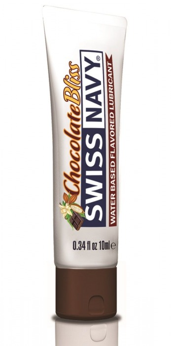 Лубрикант с ароматом шоколада Swiss Navy Chocolate Bliss Lube - 10 мл. - Swiss navy - купить с доставкой в Находке