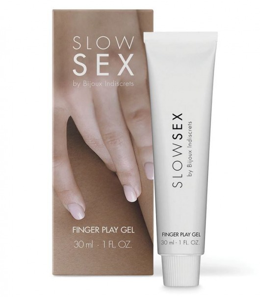 Гель для мастурбации с ароматом кокоса Slow Sex Finger Play Gel - 30 мл. - Bijoux Indiscrets - купить с доставкой в Находке