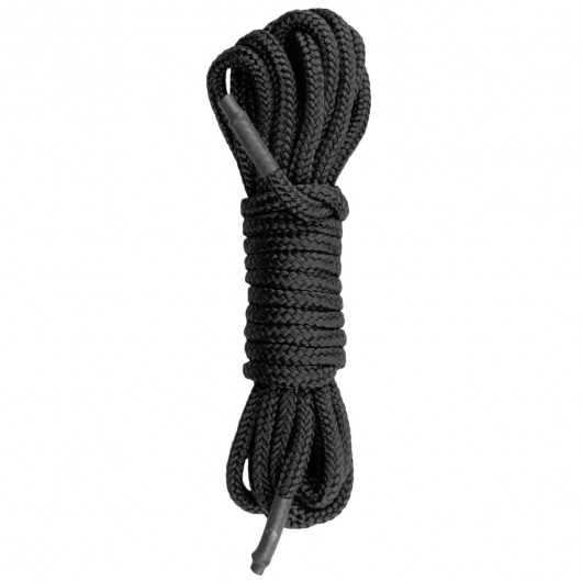Черная веревка для бондажа Easytoys Bondage Rope - 5 м. - Easy toys - купить с доставкой в Находке