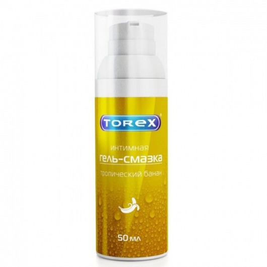 Гель-смазка на водной основе Torex  Тропический банан  - 50 мл. - Torex - купить с доставкой в Находке
