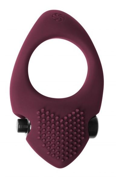 Бордовое эрекционное виброкольцо Pure Passion Sunset - Lola Games - в Находке купить с доставкой