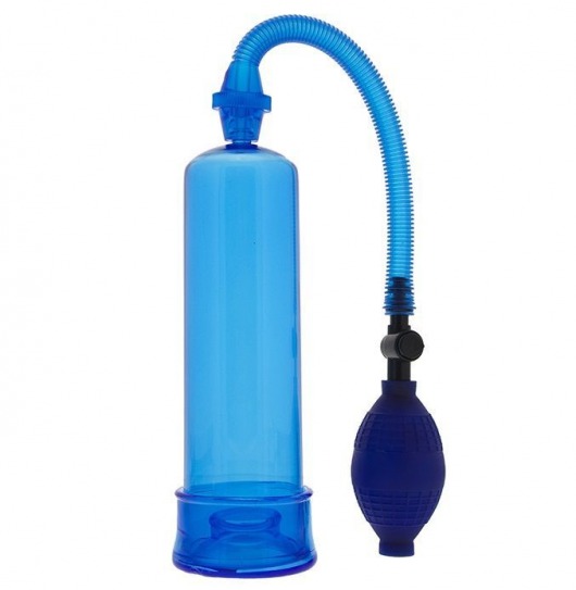 Синяя вакуумная помпа MENZSTUFF PENIS ENLARGER - Dream Toys - в Находке купить с доставкой