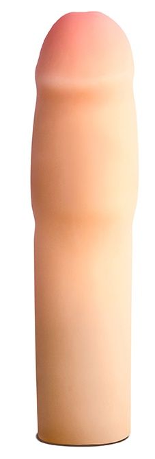 Телесная насадка-удлинитель на пенис PERFORMANCE 1.5INCH COCK XTENDER - 16 см. - Blush Novelties - в Находке купить с доставкой