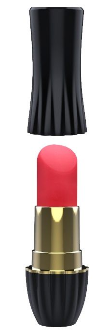 Клиторальный стимулятор-помада LIPSTICK - 9,3 см. - Dream Toys - купить с доставкой в Находке