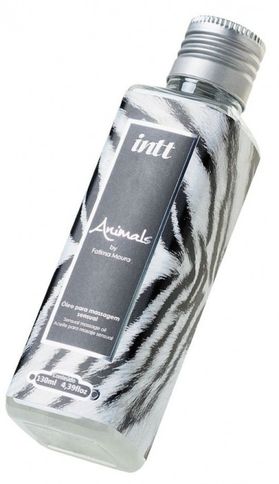 Массажное масло ANIMALS by Fatima Moura с возбуждающим эффектом - 130 мл. - INTT - купить с доставкой в Находке