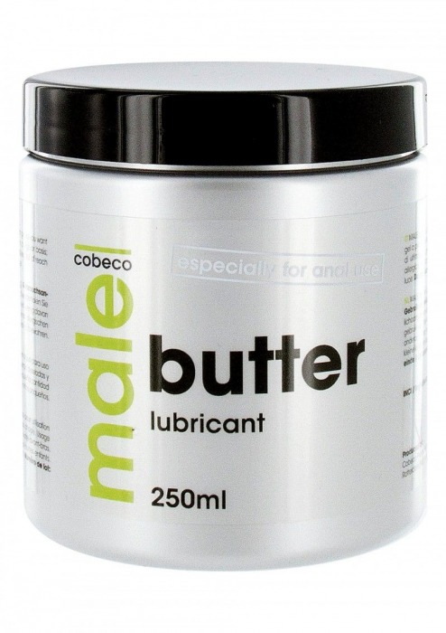Анальный лубрикант MALE Cobeco Butter Lubricant - 250 мл. - Cobeco - купить с доставкой в Находке